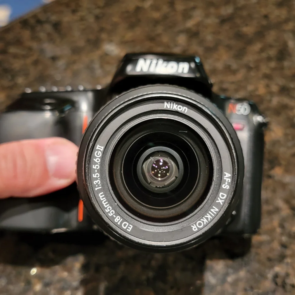 NIKON N50 & NIKKOR 18-55mm Lens Camera